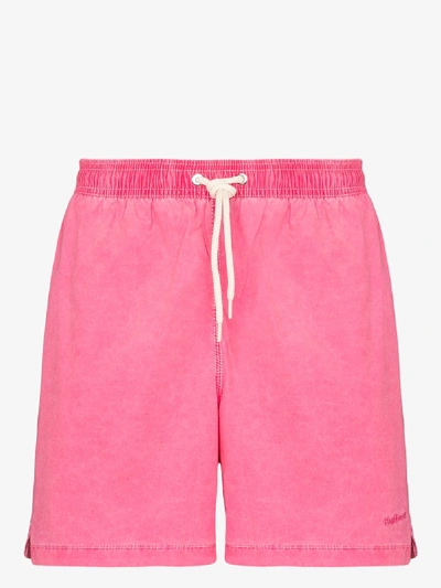 Shop Barbour Turnberry Swim Shorts In Pink