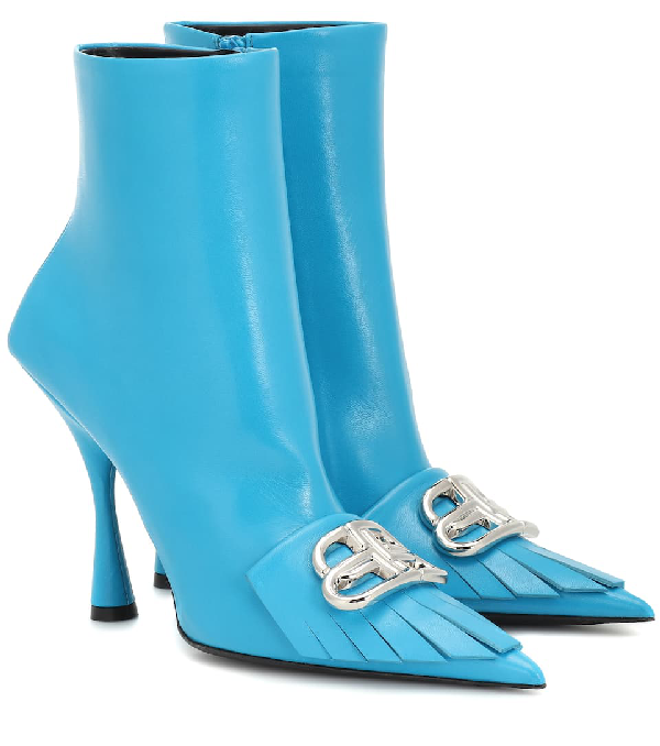 blue fringe boots