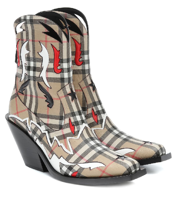 burberry western boots
