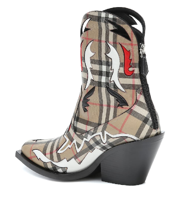 burberry western boots