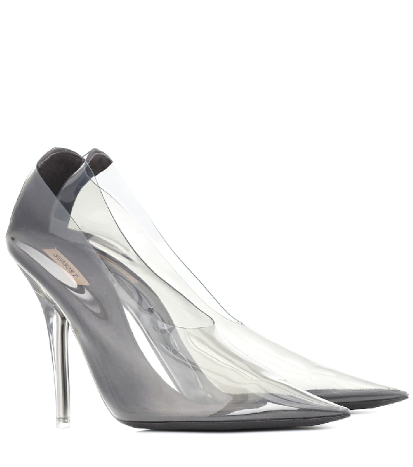 yeezy transparent pumps