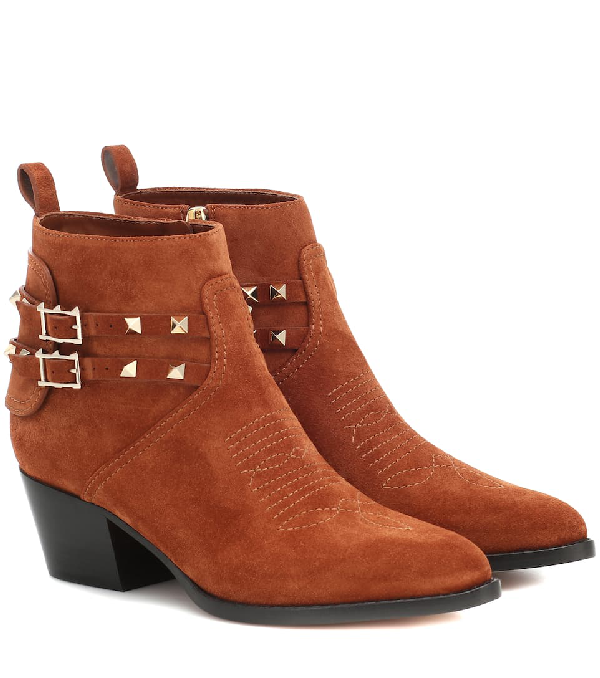 valentino rockstud bootie