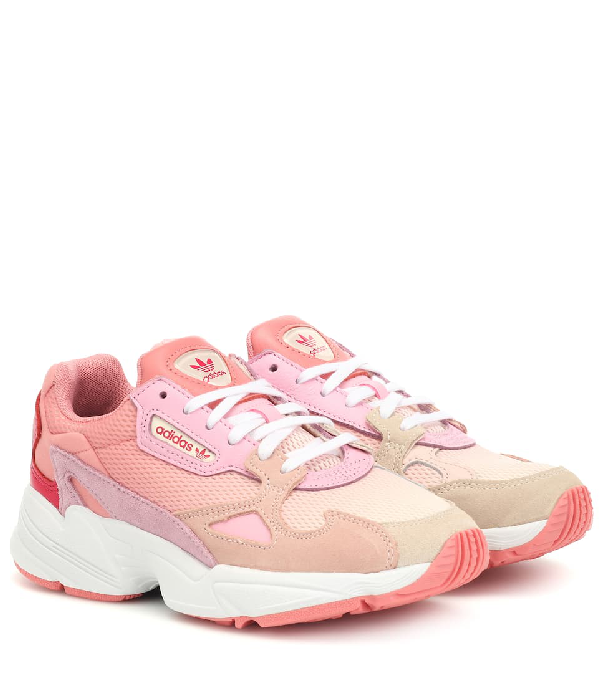 adidas pink falcon sneakers
