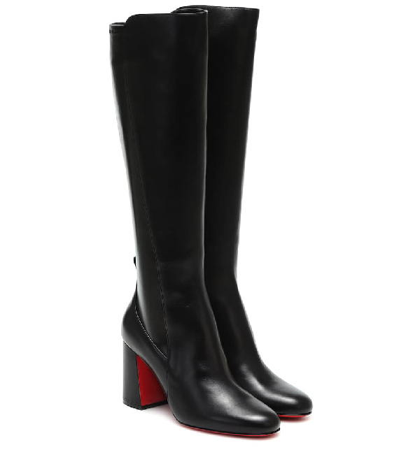 christian louboutin knee high boots