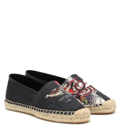 Shop Isabel Marant Canaee Printed Canvas Espadrilles In Black