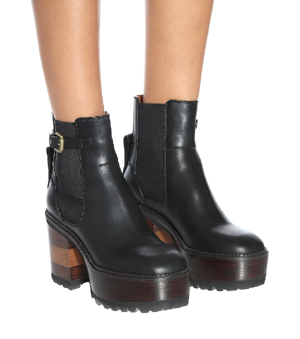 see by chloe platform boots