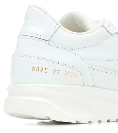 Shop Common Projects Track Classic Leather Sneakers In White