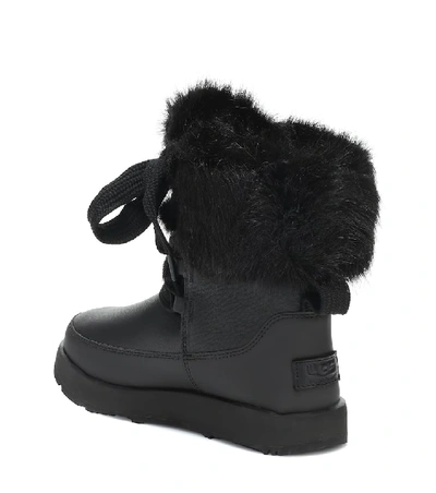 Ugg Gracie Leather Ankle Boots In Black | ModeSens