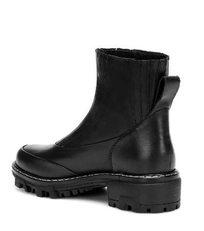 Shop Rag & Bone Shawn Leather Ankle Boots In Black