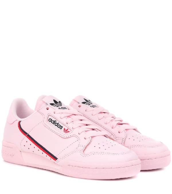 adidas pink continental 80