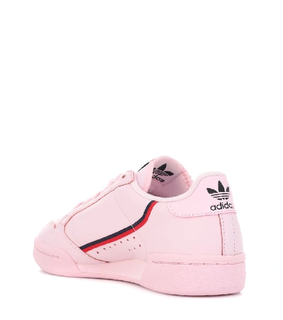 Shop Adidas Originals Continental 80 Leather Sneakers In Pink