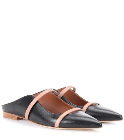 Shop Malone Souliers Maureen Slippers In Black