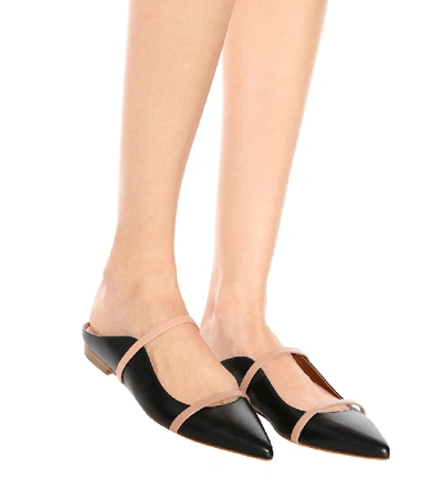 Shop Malone Souliers Maureen Slippers In Black