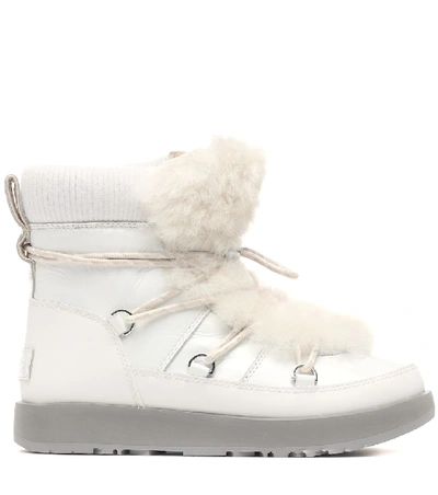 Shop Ugg Highland Waterproof Ankle Boots In White