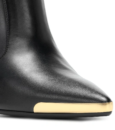 Shop Stella Mccartney Faux Leather Ankle Boots In Black