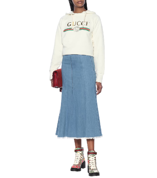 gucci flora ankle boot