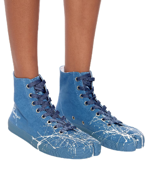 margiela tabi canvas sneakers