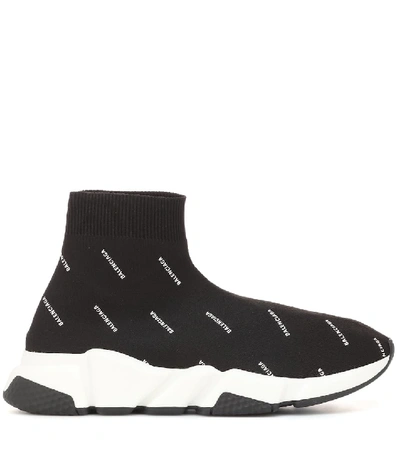 Shop Balenciaga Speed Sneakers In Black