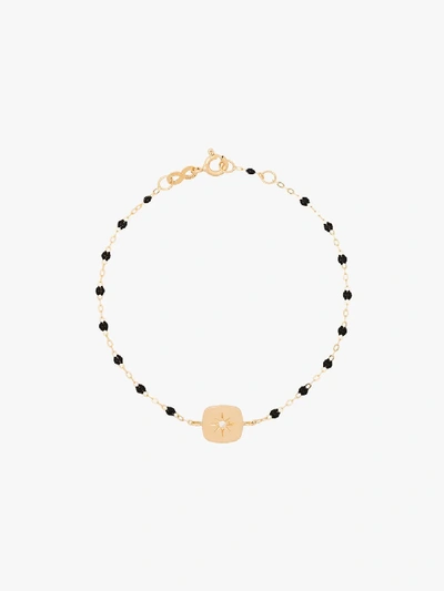 Gigi Clozeau 18k Yellow Gold Miss Gigi 17 Cm Beaded Diamond Bracelet In Yellow Gold