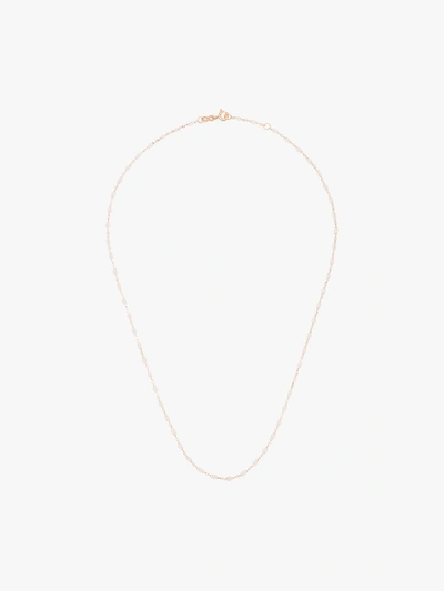 Shop Gigi Clozeau 18k Rose Gold 45 Cm Beaded Necklace
