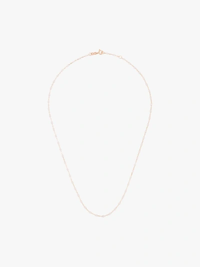 Gigi Clozeau 18k Rose Gold 45 Cm Beaded Necklace In Gold