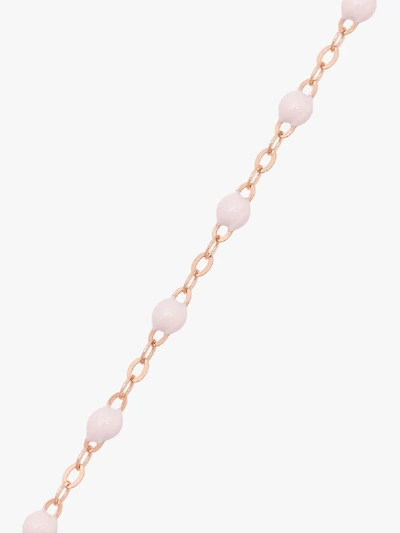 Gigi Clozeau 18k Rose Gold 45 Cm Beaded Necklace In Gold