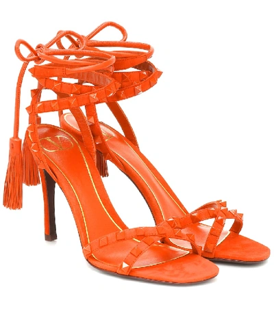 Orange valentino shoes on sale