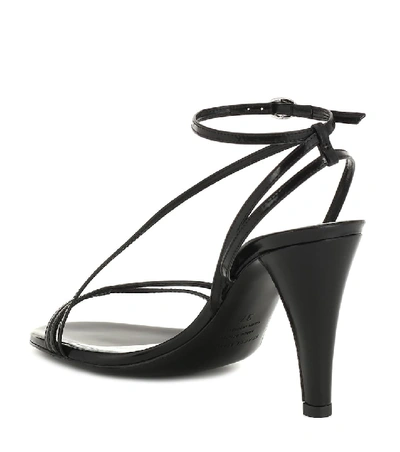 Shop Isabel Marant Arora Leather Sandals In Black
