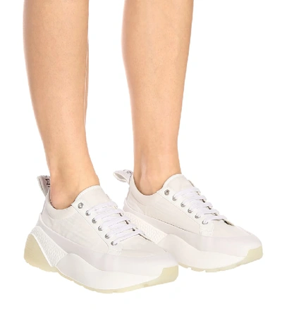 Shop Stella Mccartney Eclypse Simple Sneakers In White