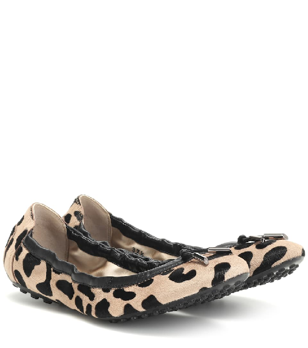 leopard print ballet shoes