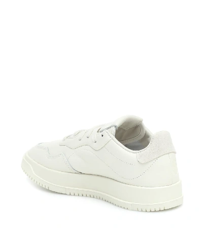 Shop Adidas Originals Sc Premiere Leather Sneakers In White