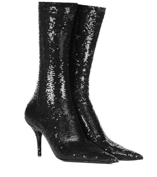 balenciaga sequin boots