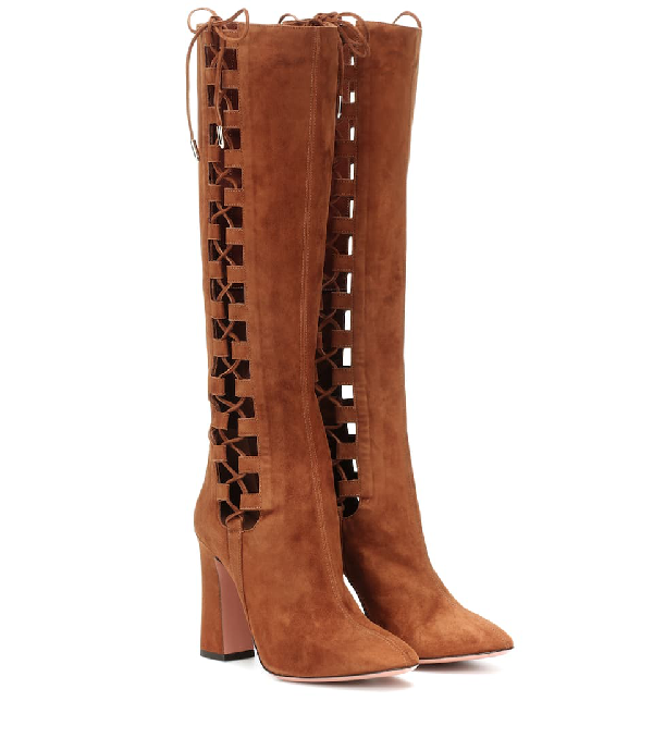 aquazzura knee high boots