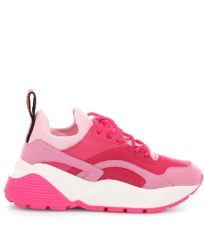 Shop Stella Mccartney Eclypse Sneakers In Pink