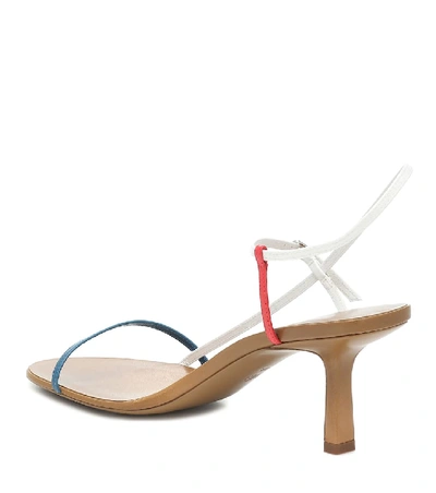 Shop The Row Bare Leather Sandals In Multicoloured