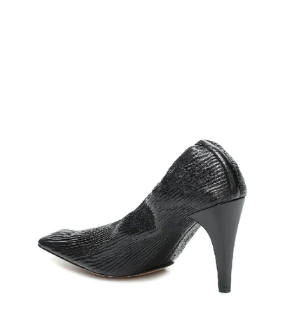 Shop Bottega Veneta Leather Pumps In Black