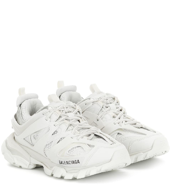 balenciaga track full white