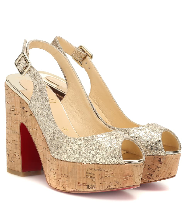 christian louboutin platform sandals