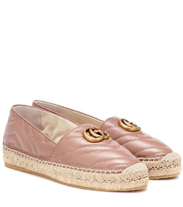 gucci pilar leather espadrilles