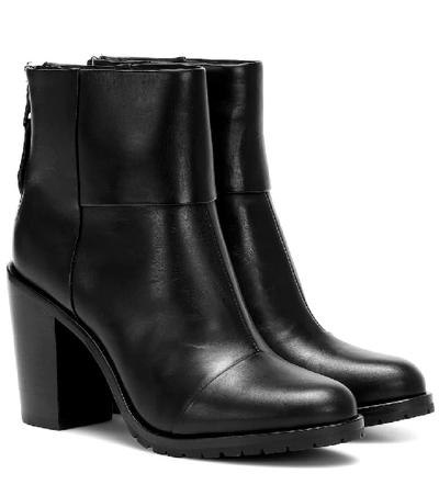 Shop Rag & Bone Newbury 2.0 Leather Ankle Boots In Black