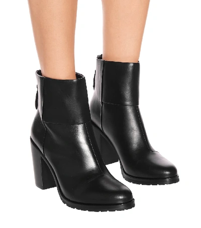 Shop Rag & Bone Newbury 2.0 Leather Ankle Boots In Black