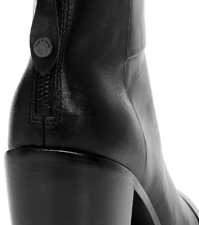 Shop Rag & Bone Newbury 2.0 Leather Ankle Boots In Black