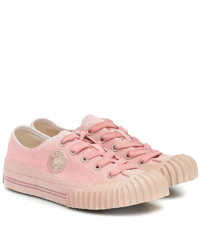 Shop Acne Studios Canvas Sneakers In Pink