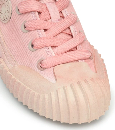 Shop Acne Studios Canvas Sneakers In Pink