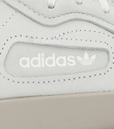 Shop Adidas Originals Sc Premiere Suede Sneakers In White