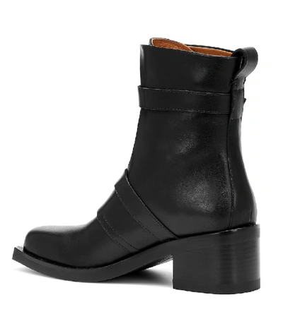 Shop Rag & Bone Fallon Leather Ankle Boots In Black