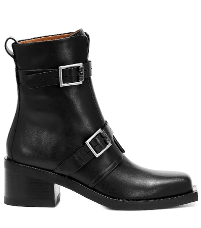 Shop Rag & Bone Fallon Leather Ankle Boots In Black