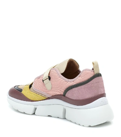 Shop Chloé Sonnie Sneakers In Multicoloured