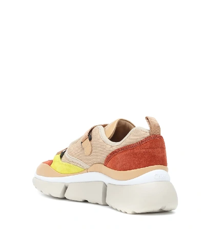 Shop Chloé Sonnie Sneakers In Multicoloured