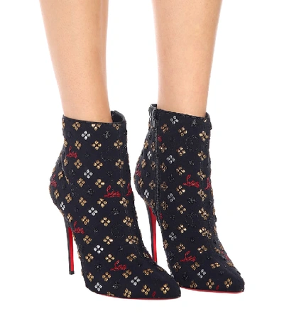 Shop Christian Louboutin So Kate Booty 100 Ankle Boots In Black